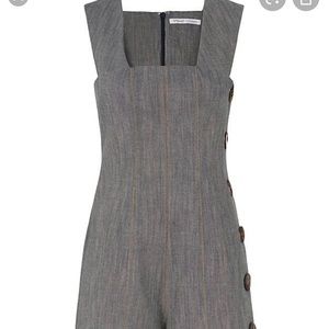 NWOT Derek Lam 10 Crosby Intermix Denim Romper